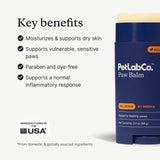 PetLab Co. Paw Balm for Dogs - Moisturizes and Supports Dry Paws - Easy to Use Paw Soother for Dogs of All Ages - Dog Paw Wax
