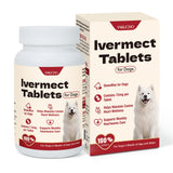 lvermect Tablets for Dogs, 99% Purity for Heart Health, Supports Canine Heart Wellness, Promotes Immune Support - 7.5mg(100 Tablets)