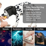 KOESON Dog Calming Hoodie, Soft No Shake Ear Wraps for Dogs, Adjustable Dog Ear Muffs Noise Protecion, Head & Neck Covers for Dogs for Thunder, Firework, Grooming, Separation Anxiety, Hematoma