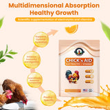 CanineGluca Chick’n Aid, 8 oz Essential Chicken Supplement, Ideal for Hydration, Immunity, Digestive Health. Enhanced with Poultry Vitamins, Electrolytes, and Probiotics, for Chickens, Ducks, Turkeys