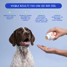 Load image into Gallery viewer, Turmeric for Dogs Anti Inflammatory Pain Relief - 120 Chewable Tablets - Hip &amp; Joint Support Anti Inflammatory for Dogs with Curcumin and BioPerine, Antioxidant, Cardiovascular
