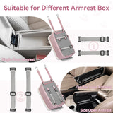 PETSFIT Cat Car Seat, Portable Console Dog Car Seat with Safe Protective Hooks, Luxury Pet Car Seat Includes Safety Leash and Storage Pocket for Pets Up to 9 lbs (Pink)
