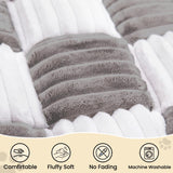 TiInsta Backseat Pet Bed Mat,Dog Bed for Car,Dog Seat Cover for Car Back Seat, Non-Slip Travel Pet Mat, Fit for Backseat Extenders and Seat Covers (Light Gray&White)