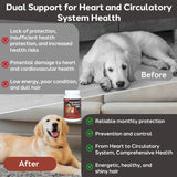Young Heart for Dogs, lvermect Tablets for Dog – Hawthorn Prevention for Dogs, Heart Health, Circulatory & Cardiovascular System – 7.5 mg, 100 Tablets