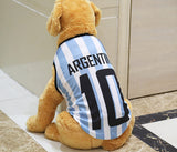 GabeFish Dog World Cup T Shirt Pets Football Jersey Sports Soccer National Team Vest Cat Summer Cool Clothes Apparel Argentina Small