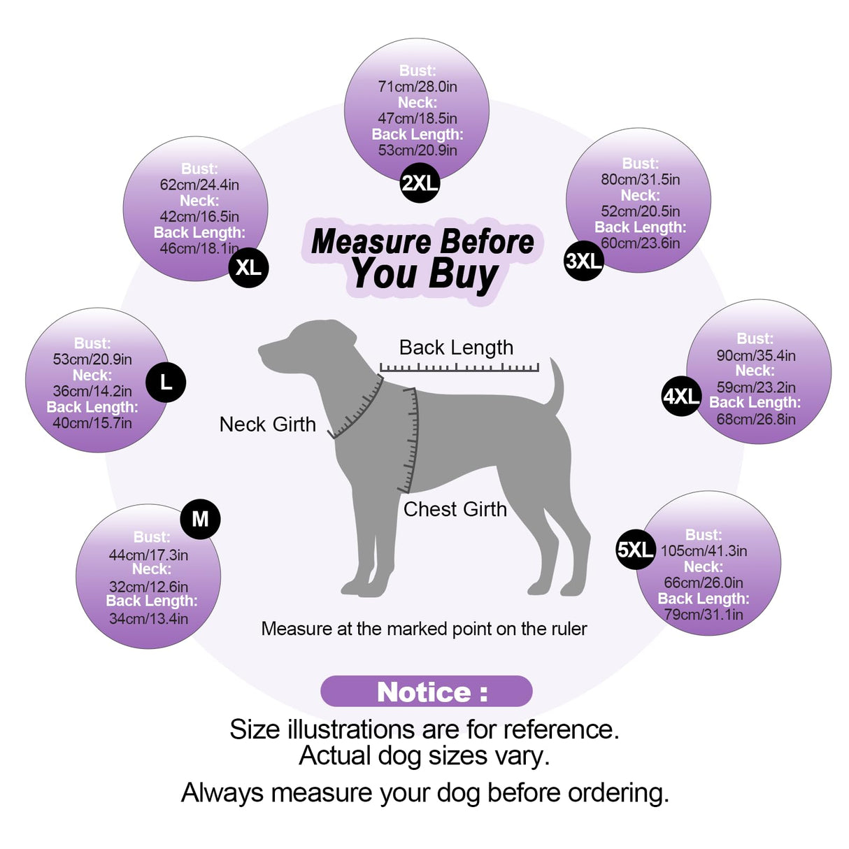 OUOBOB Dog Sweaters for Large Dogs Girl, Dog Sweater Dress with Leash Hole, Thick Turtleneck Knitwear for Female Dogs, Warm Fall Winter Dress for Cold Weather, Thanksgiving, Christmas - Purple XXL