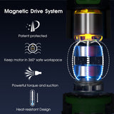 All in ONE Rechargeable Pool & Spa Vacuum 70 Mins Working for Hot Tub, Small Above Ground&Inground Pool, Magnetic Drive Tech, Spa Skimmer Net, Brush,25µm Ultra Fine Mesh Filter