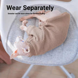 Kinphony Cat Costume & Puppy Clothes 2-Piece Set, Soft Warm Lamb-Fleece Jacket & Breathable Knit Sweater for Small Dogs & Kittens, Size Large