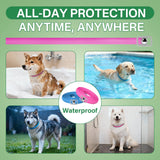 Puyrzoe Flea and Tick Prevention for Dogs Collar 4 Pack, Natural Flea Collar for Dogs 32-Month Full Protection, Adjustable Dog Tick Prevention for Puppy & Dog, Waterproof, 2 Pink & 2 Blue