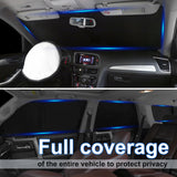 TINGLU Window Shades for Cadillac XT6 2020-2025 Accessories Side Full Windows Windshield Sun Shade Sun UV Rays & Privacy Protection for Camping,Napping,and Relaxing 8PCS