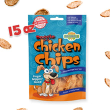 Load image into Gallery viewer, Chip's Naturals Doggie Chicken Chips Large 15 oz All Natural High Protein Low Calorie Healthy Dog Treats, Grain Free Gluten Free USDA Inspected &amp; Approved Chicken Treat for Dogs, Pet Supplies
