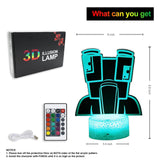 Wontocheer Night Lights, 3D Illusion 16 Colors Table Lamp with Touch & Remote Control, Birthday Decoration Christmas Gift