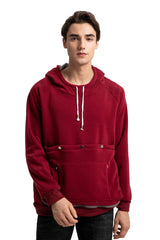 ALYC Cat Dog Carrier Hoodie Big Pet Pouch Sweatshirt Puppy Kitten Holder Carrier Pullover Top Kangaroo Unisex Hoodies Wine Red