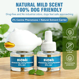 Dog Calming Diffuser – 2-Pack Dog Pheromone Calming Diffuser Kit for Stress, Anxiety, Barking & Destructive Behavior Relief, Perfect for Separation Anxiety & Aggression (Blue, 2 Count (Pack of 1))