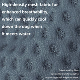 UNIPUP 2 Pack Cooling Shirts for Dogs, Lightweight Mesh Breathable Dog Clothes for Medium Dogs Boy Girl,Sun-Protection Sleeveless Shirts for Dog&Cat Puppy Vest Pet Apparel - L
