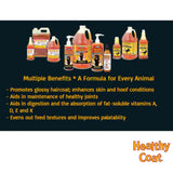 Healthy Coat Kickin Chicken Feed Supplement, Quart, for Better Plumage, Eggs, Immune System, and Attitude