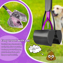 Load image into Gallery viewer, UPSKY 32'' Pooper Scooper for Large Small Dogs, Long Handle Dog Poop Scooper with Waste Bags, Portable Dog Poop Pick Up Tool, Folding Poop Scoop for Yard, Grass, Dirt, Gravel
