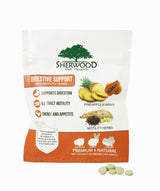 Digestive Support, Papaya by Sherwood Pet Health (100 Tablets - 60 Grams). Contains Natural Motility Herbs That Regulate The Digestive Tract, Improve The Gut microbiome and Stimulate The Appetite.