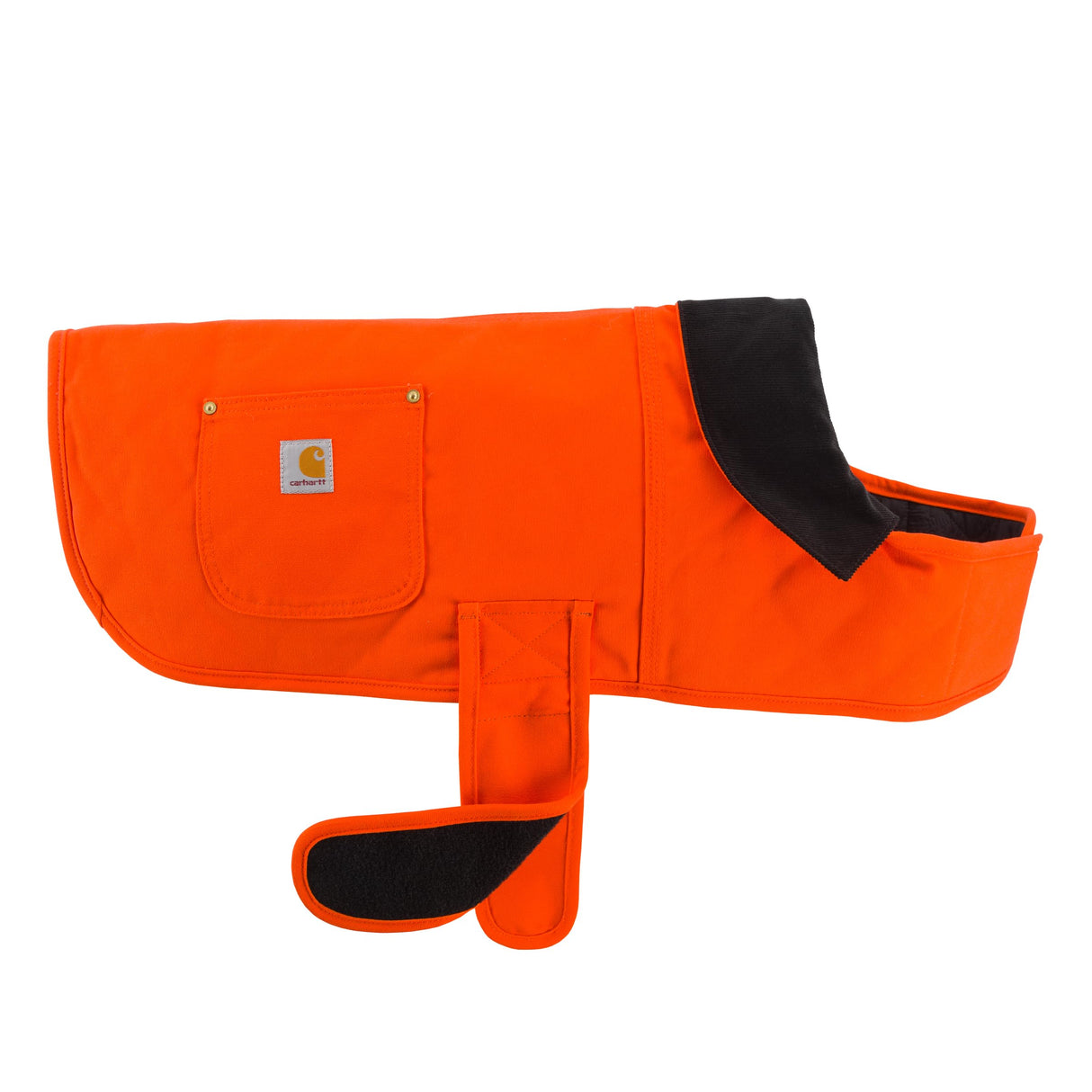 Carhartt Firm Duck Insulated Dog Chore Coat, Durable Weather Resistant Coat for Cold and Windy Conditions, Contains PFAS (Hunter Orange), Medium