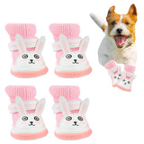 Breathable Mesh Dog Boots for Small Dogs, Summer Puppy Booties, Protectors for Bichon Teddy, 4 Pieces