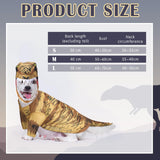 Huhumy T. Rex Dog Costume Dinosaur Dog Costume Halloween Dino Pet Clothes for Pet Cat Halloween Party Cosplay Events Photo Props, Medium