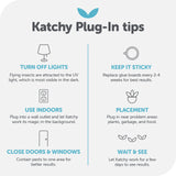 Katchy Plug-in Fly Trap Indoor – Blue Light Bug Catcher for Mosquito, Gnat, Fruit Fly & Small Moth – Chemical-Free & Eco-Friendly – All Indoor Areas: Kitchen, Living Room & Plants (2 Pack)