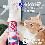 Ring Out for Pets: Control & Help Ringworm | Clean Pets Skin & Paws | Recovery & Itch Relief Calming Spray for Dog, Cat, Guinea Pig, Small or Large Animals/Pet. (Empty Applicator Bottle Included)