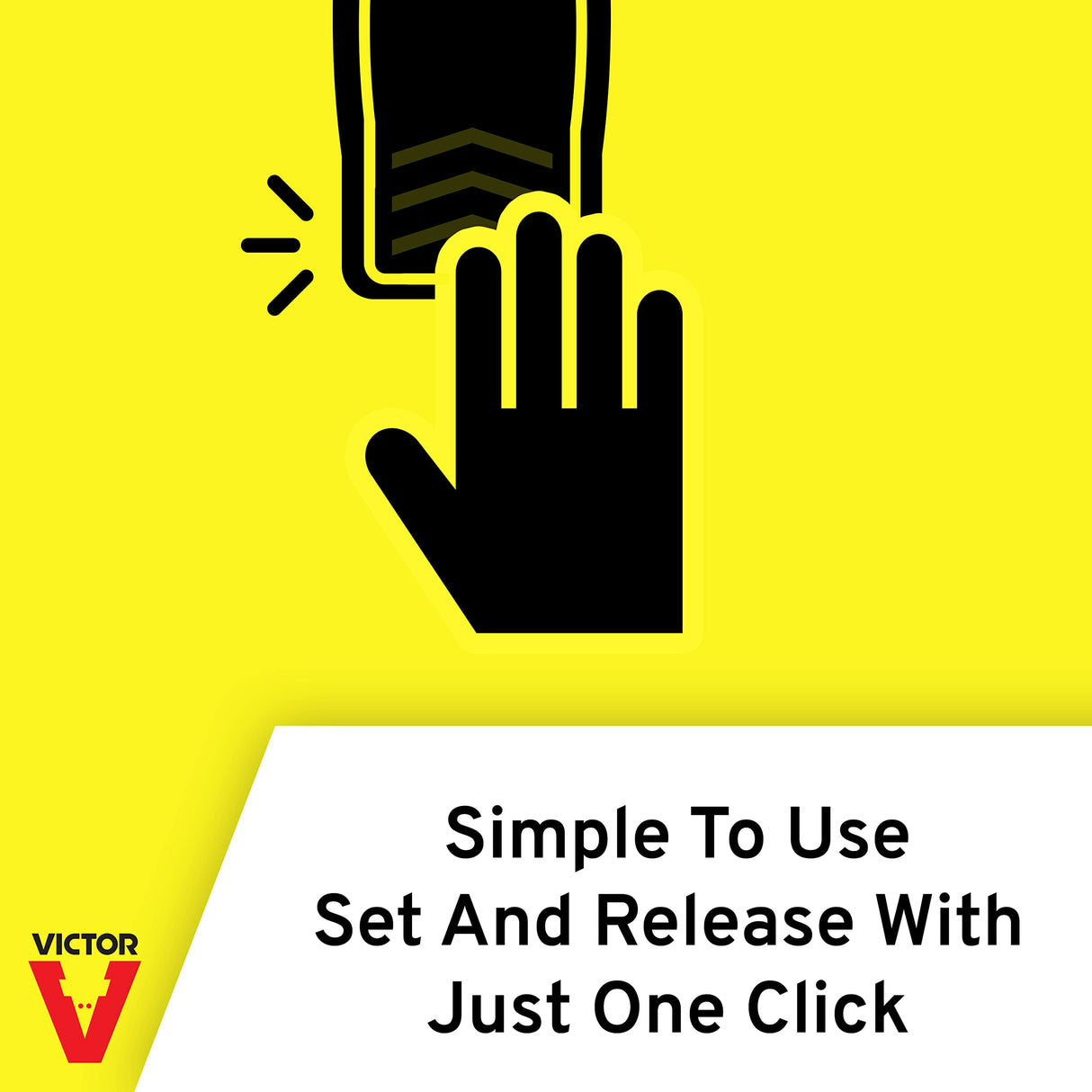 Victor M070 Easy and Safe-Set Power Kill Mouse Trap Quick and Clean Rodent Disposal - 12 Reusable Mouse Traps