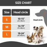 LIANZIMAU Quiet Ears for Dogs Comfort Calming Hoodie Dog Ear Covers for Noise & Anxiety Relief Ear Wraps for Dog Adjustable Dogs Ear Muffs Noise Protection Firework,Grooming and Force Drying