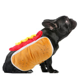GOYOSWA Dog Hot Dog Costume, Dog Halloween Costumes Funny Pet Hot Dog Costume for XS Small Medium Dogs Cats Pets (Large)
