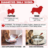 Iron Supplements for Dogs, Liquid Iron for Dogs with Folate and B12 Supports Anemia, Supplement for Anemia, Promotes Blood Health 2 oz