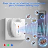 2024 Upgraded Version Ultrasonic Pest & Insect Repeller, Ultrasonic Repellent for Roach, Rodent, Mouse, Bugs, Mosquito, Mice, Spider, Ant,Electronic Plug in Pest Control,3 Mode Switching,6 Packs