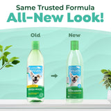 TropiClean Fresh Breath Water Additive for Dogs, Dog Breath Freshener and Teeth Cleaning Solution, No Toothpaste or Toothbrush Required, 16oz.