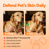 PUAINTA Hot Spot Treatment for Dogs, Soothing Skin Cream, Quantum Silver and Coconut Oil to Gently Soothe & Moisturize Dry, Sensitive, Irritated Skin