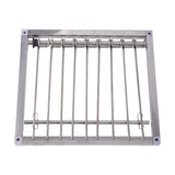 1PC Bird Cages Trap Stainless Steel Pigeon Trap Door Wire Bars Frame Entrance U-Trap for Pigeon Birds House Door (29 * 26 cm)