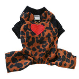 Dog Clothes Jumpsuit Stylish Winter Plaid Pet Shirts for Small Dogs Cute Floral Puppy Bib Overalls Classic Outfit Chihuahua Yorkies Boy Girl One Piece Birthday Holiday Apparel