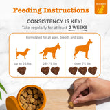 Zesty Paws Dog Allergy Relief Chews, Dog Probiotics for Itchy Skin and Ears, Lamb, 50ct