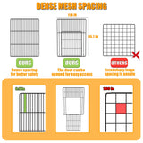 20 Planes Guinea Pig Cages Enclosed Hamster Cage with Door & Waterproof Liner, Expandable Cage for Guinea Pigs, Metal Wire Yard Fence Rabbit Cage