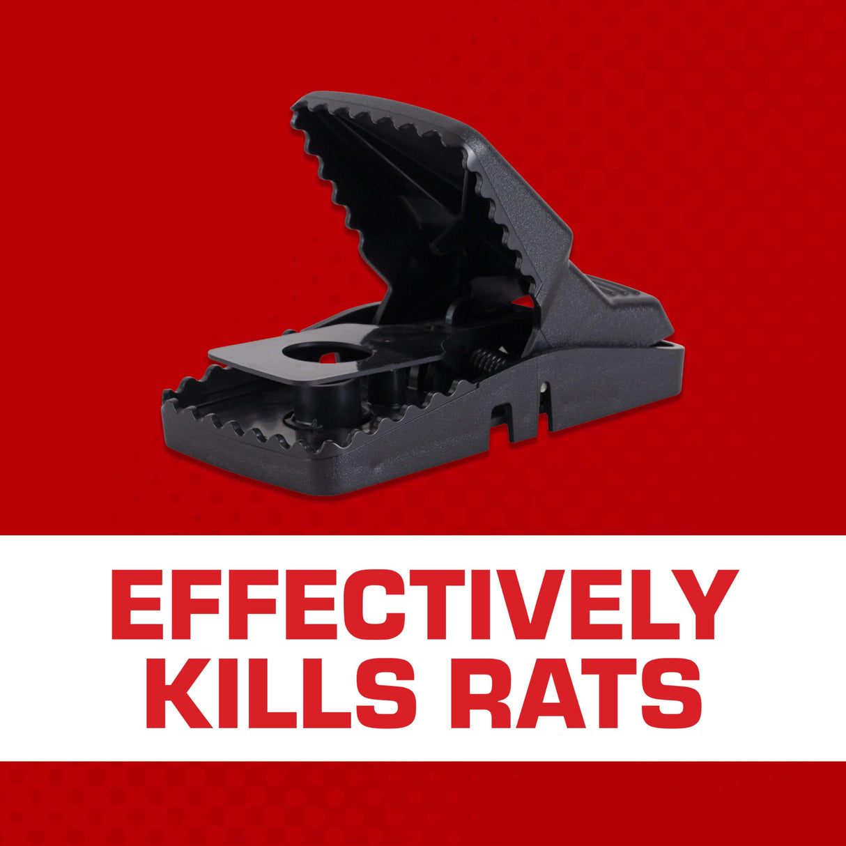 Tomcat Rat Snap Trap, for Home and Farm Use, Kills Rats, Removable Bait Cup, Easy-Set Features, 4-Pack