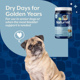 NaturVet Senior Advanced Incontinence Dog Supplement – Helps Support Dog’s Bladder Control, Normal Urination – Includes Synergistic Blend of Botanicals – 60 Ct. Soft Chews