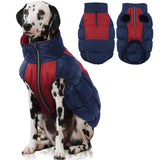 IECOii XXL Winter Coat for Large Dogs, Fleece Waterproof Jacket, Extra Large Zippered Puffer Vest for Male Female Dogs, XX-Large