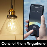 Geeni Smart Light Bulb - Alexa and Google Home Compatible, Tunable White LED Programmable and Dimmable WiFi Light Bulb, App Controlled (G25-2 Pack)