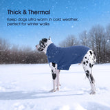 IECOii Dog Sweaters,Dog Sweaters for Large Dogs,Warm Dog Christmas Sweater Sleeveless,Pet Dog Winter Clothes for Fall and Winter,Pullover Dog Knitwear Cold Weather Coat for French Bulldog,Blue-L