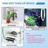 hygger Ceramic Submersible Aquarium Heater, New Explosion-Proof Fish Tank Water Heater with External Temp Controller Auto Thermostat Heater for Saltwater Freshwater (15W for 1~5 Gallon)