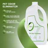 Zero Odor - Pet Odor Eliminator for strong odor, Eliminate Air & Surface Odors – Patented Molecular Technology Best For Carpet, Furniture, Beds Smell Great Again, 64oz Refill