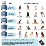 BARKLESS Inflatable Dog Cone, Protective Dog Surgery Collar to Stop Licking Biting Wounds, Patented Soft Donut Cone with Clear Shield, Adjustable Blow-up Collar for Surgery Recovery (Grey, XL)