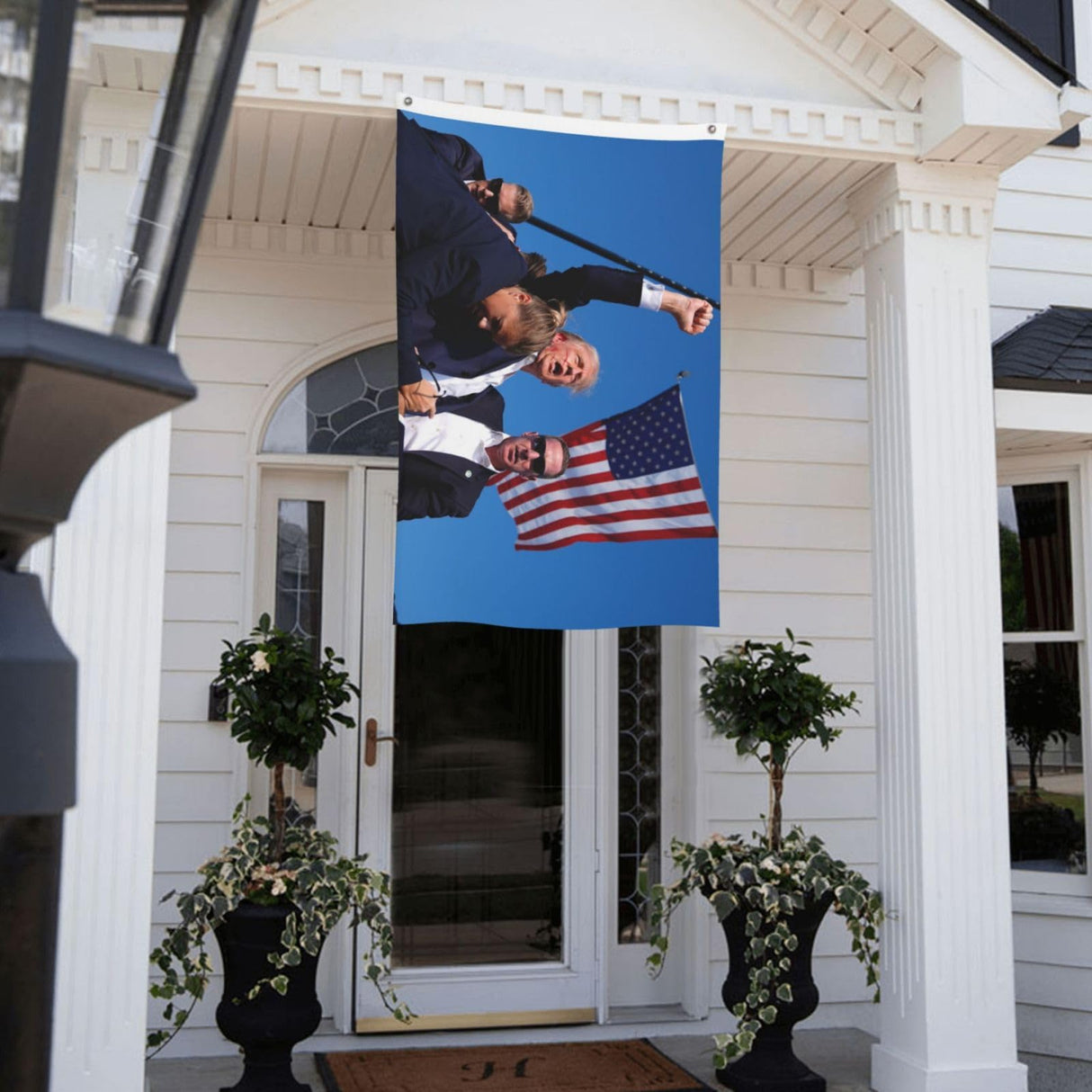 Trump Shooting Flag Trump Shooting Flag Trump 2024 Flags 3x5 Double Sided Outdoor Flag Tapestry Gifts