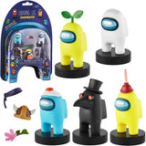 Among Us Stamps for Kids | 5 Among Us Stampers in 1 Pack + 3 Accessories | Among Us Party Favors and Playable Collectibles | Among Us Toys for Boys and Girls