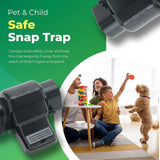 Rat Traps Indoor and Outdoor - 3 Pack Dual-Entry Large Rat Trap Outdoor and Indoor for Home, Garden and Restaurant with 99.9% Trap Rate | Easy to Use Rodent Traps with Safe Hands Free Design - UCatch