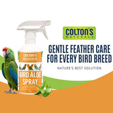 Bird Aloe Vera Spray – Soft Feathers Conditioner & Skin Moisturizer -16 OZ- for Parrots, Cockatiels, Conures & All Birds – Natural Aloe Mist for Molting Relief, Sooths Itchy Dry Skin Feather Plucking